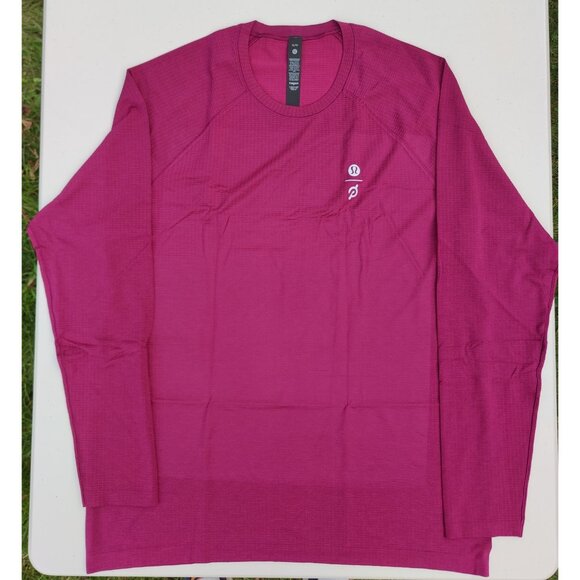 Lululemon Metal Vent Tech Long Sleeve Unisex Red* XL T-shirt - Read Description - Picture 2 of 16